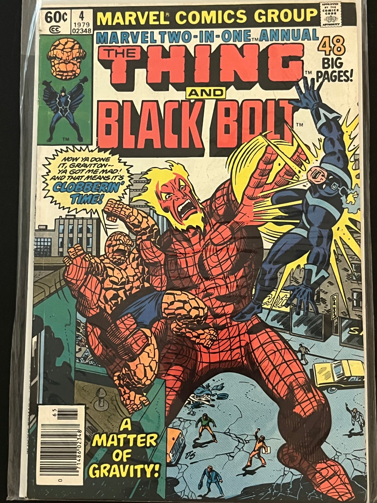 Marvel Two-In-One Annual 4 F+