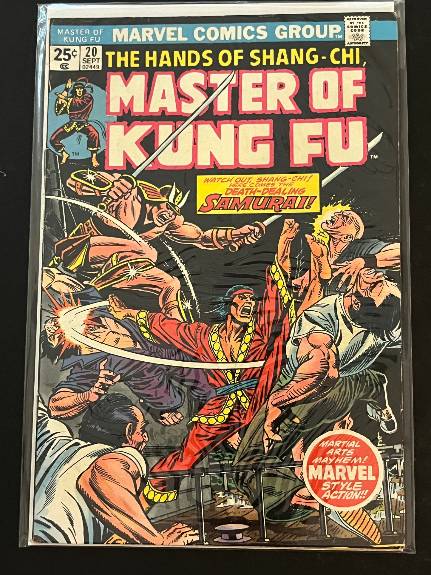 Hands of Shang-Chi, Master of Kung Fu 20 F+