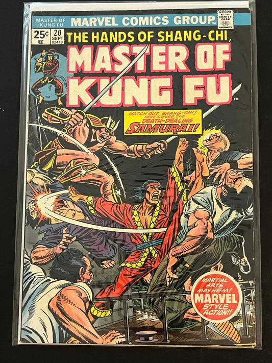 Hands of Shang-Chi, Master of Kung Fu 20 F+