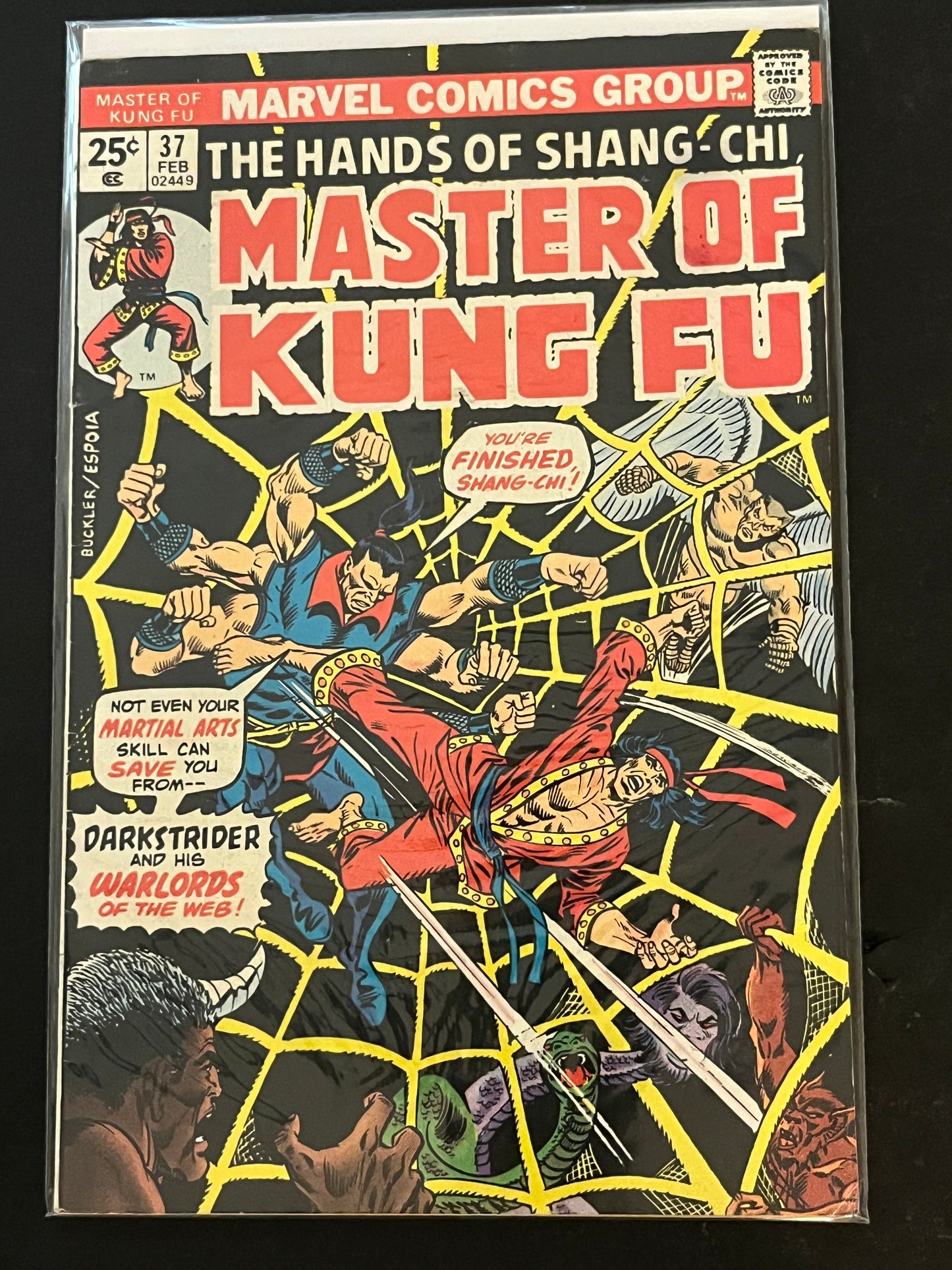 Hands of Shang-Chi, Master of Kung Fu 37 F+