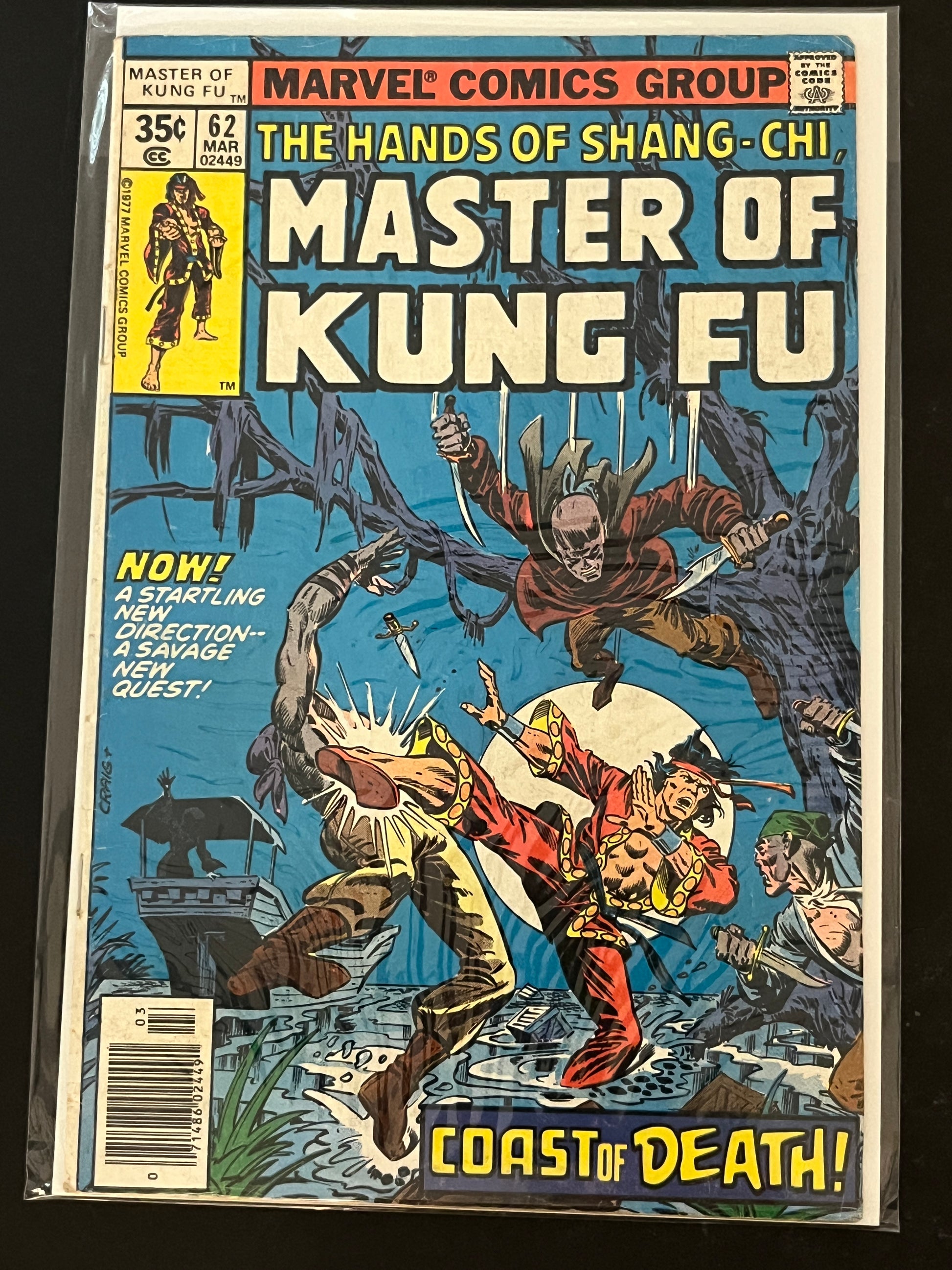 Hands of Shang-Chi, Master of Kung Fu 62 VF-