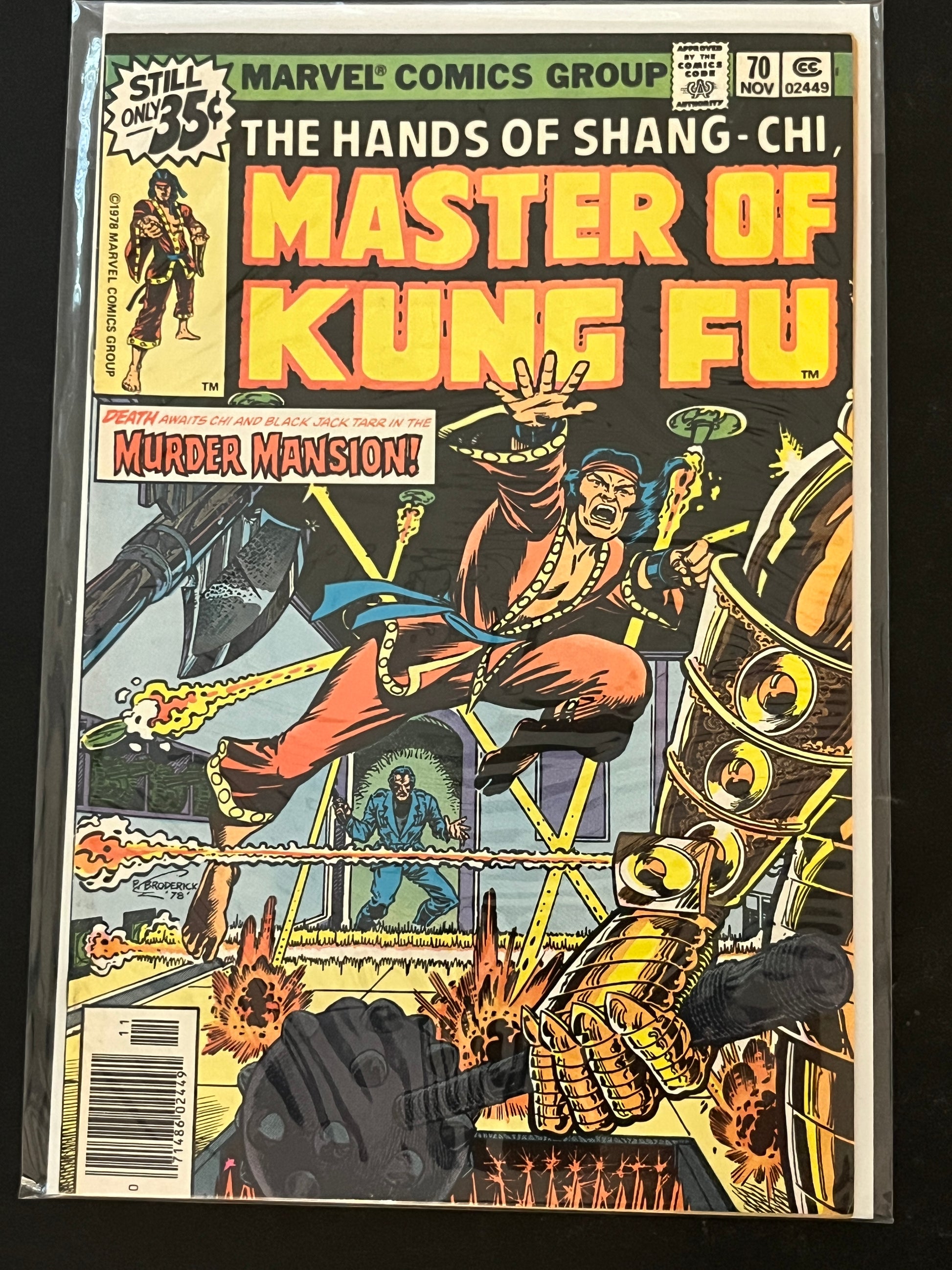 Hands of Shang-Chi, Master of Kung Fu 70 VF