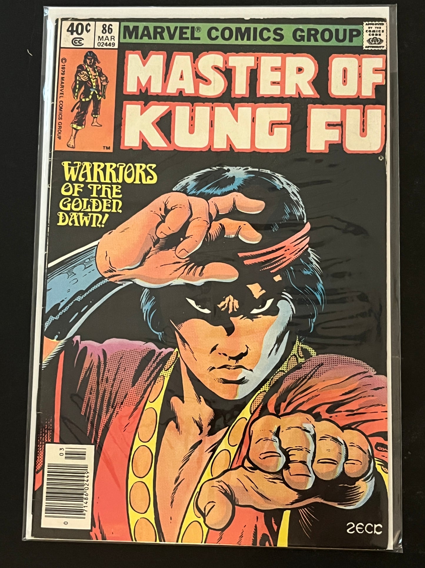 Hands of Shang-Chi, Master of Kung Fu 86 VF-