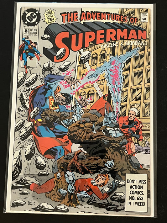 Adventures of Superman 466 High Grade