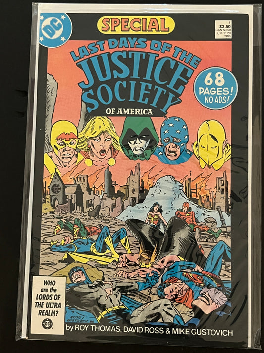 Last days of the Justice Society of America 1 High grade