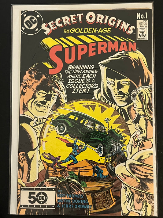 Secret Origins 1 Mid Grade