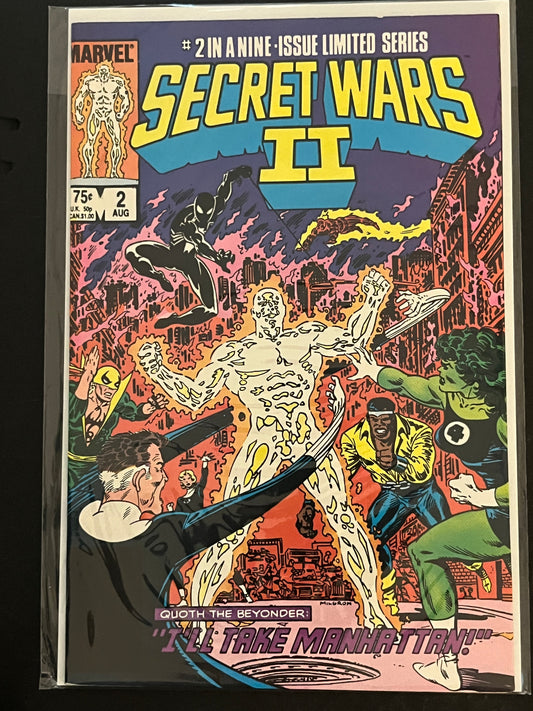 Secret Wars II 2 High Grade