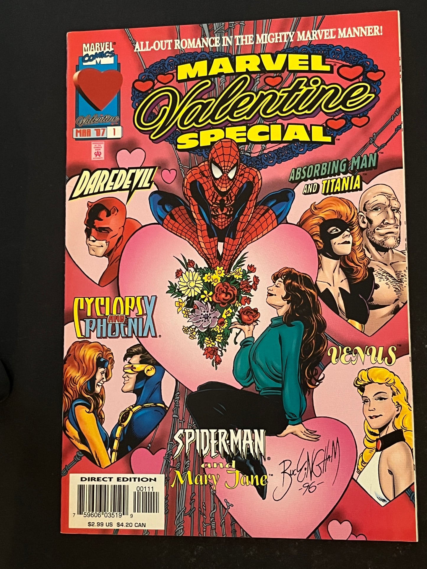 Marvel Valentine Special 1 NM