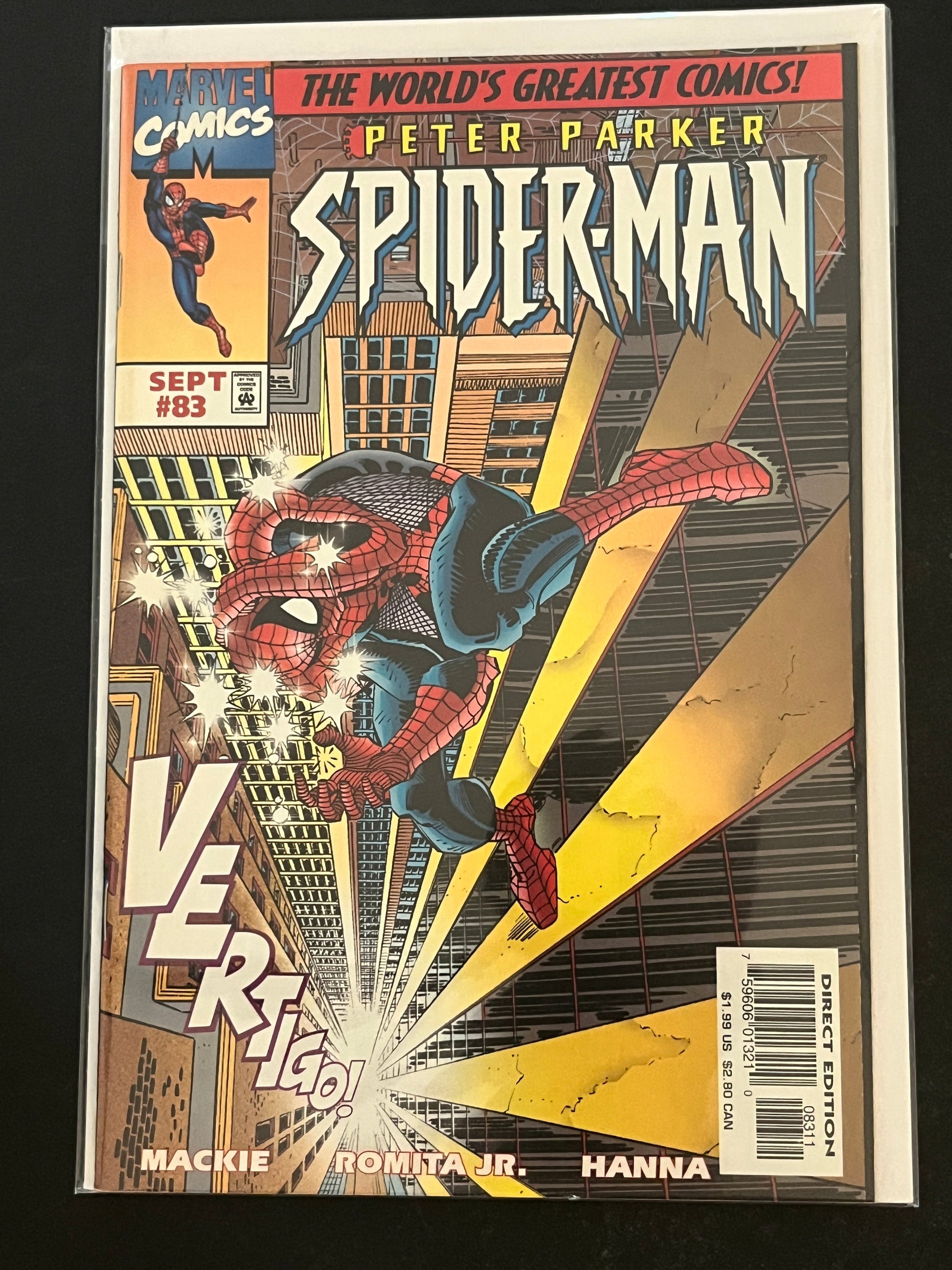 Peter Parker Spider-Man 83 NM