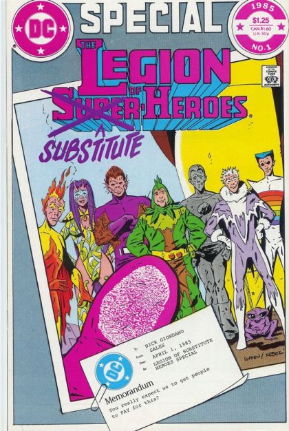 Legion of Substitute Heroes Special 1 NM