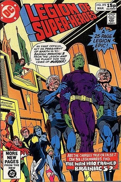 Legion of Super-Heroes, Vol. 2 273A NM