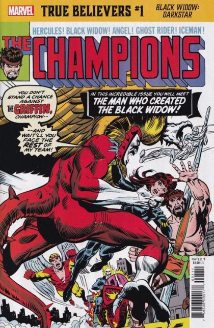 True Believers: Black Widow - Darkstar 1 NM