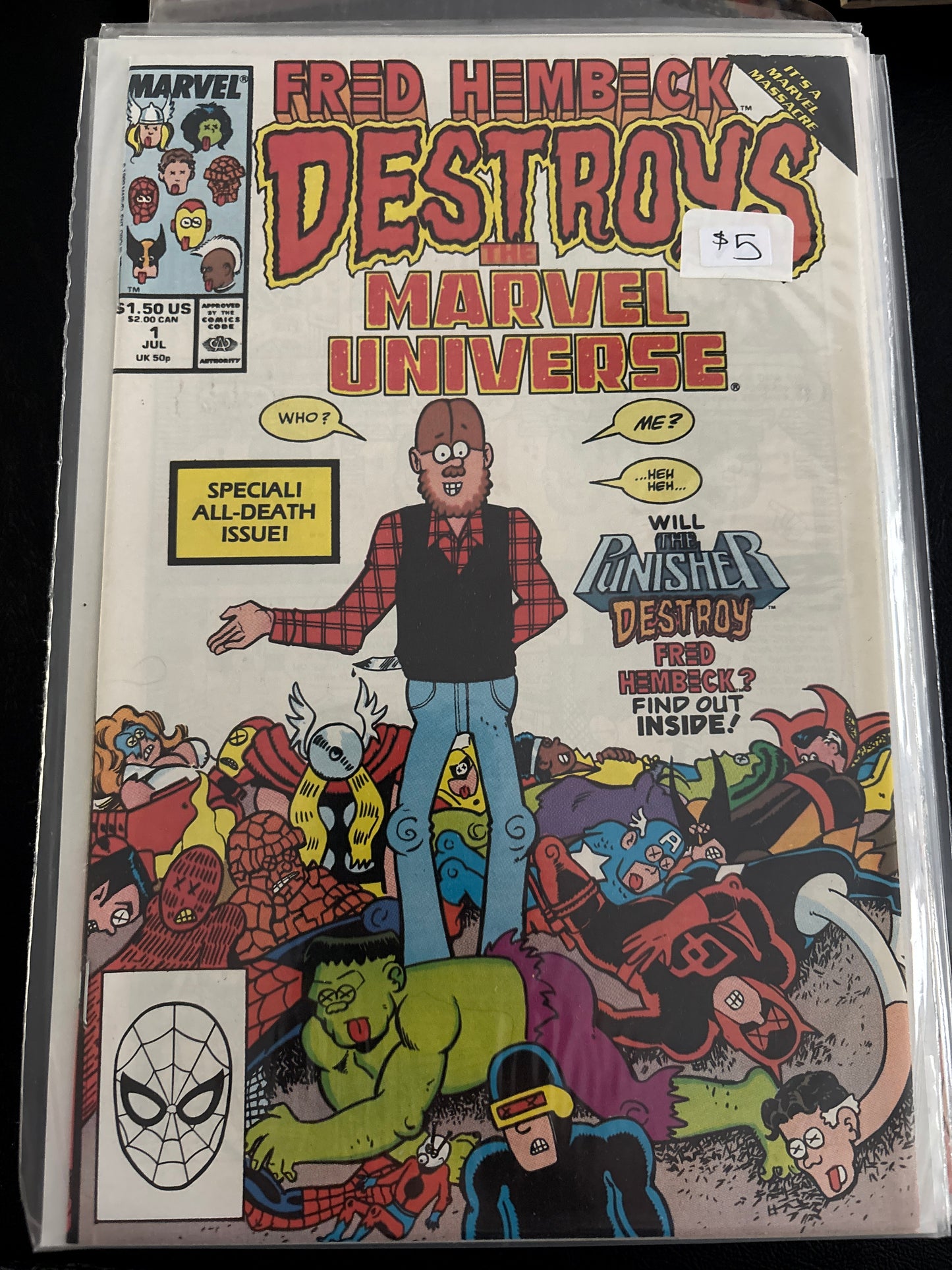 Fred Hembeck Destroys the Marvel Universe 1 VF/NM