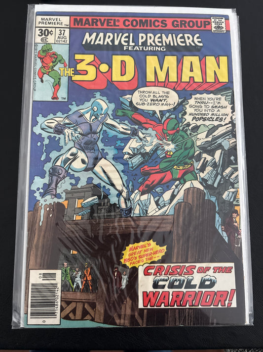 Marvel Premiere: 3-D Man 37 VG
