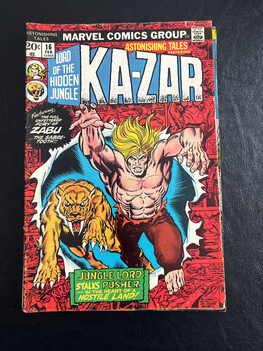 Astonishing Tales 16 VG-