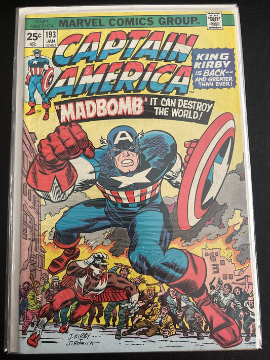 Captain America 193 VG/FN