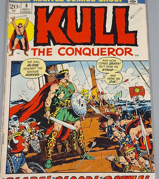 Kull the Conqueror 5 VG-