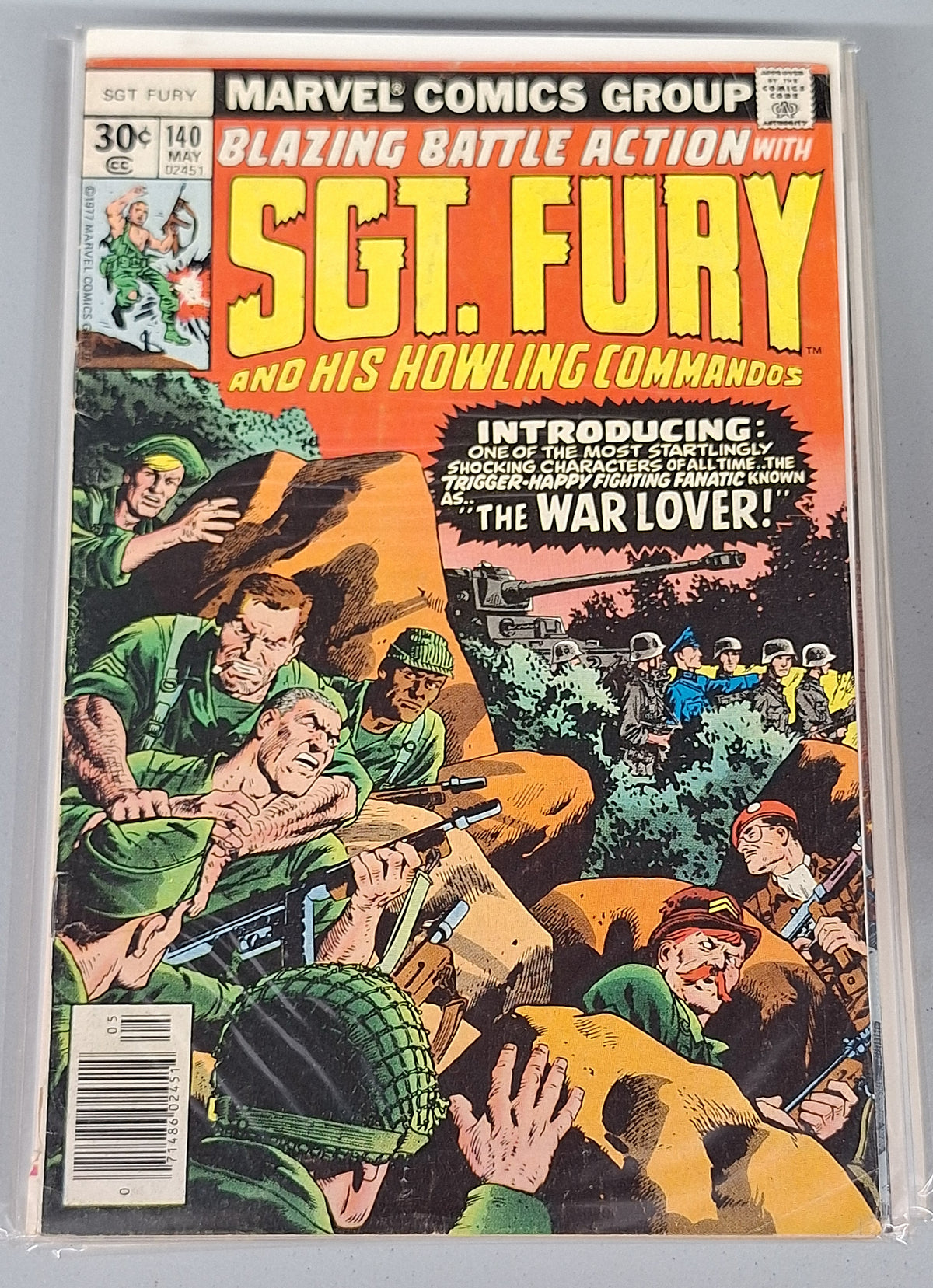 Sgt. Fury and His Howling Commandos 140 G+